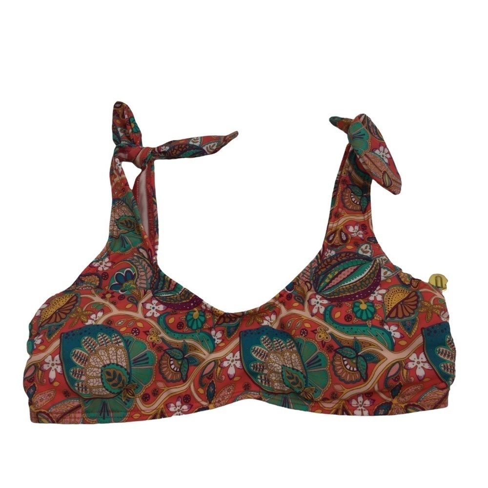 Antonio Melani Citronella Red Bralette Bikini Top Swimsuit Womens Size 6 US NWT